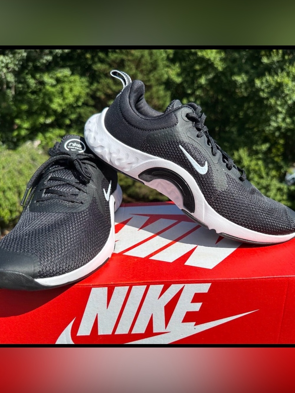 Nike Renew In-Season Black Casual Running Workout Sneaker - US Womens 9 NEW